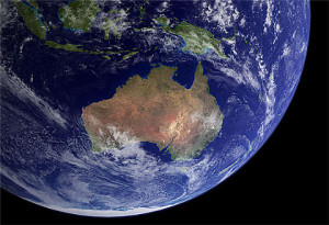 Australia from space